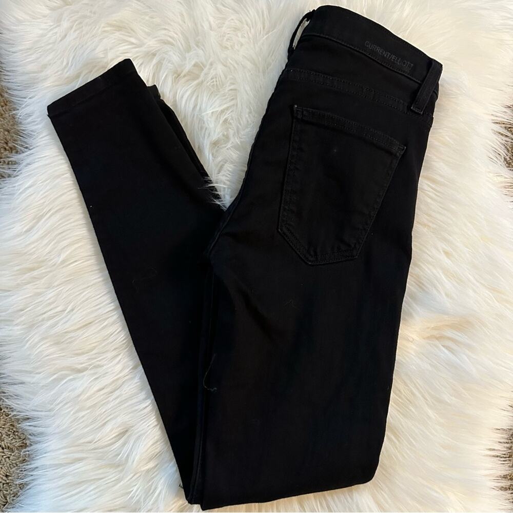Current Elliott Black Stiletto Jeans size 25 - Picture 9 of 11